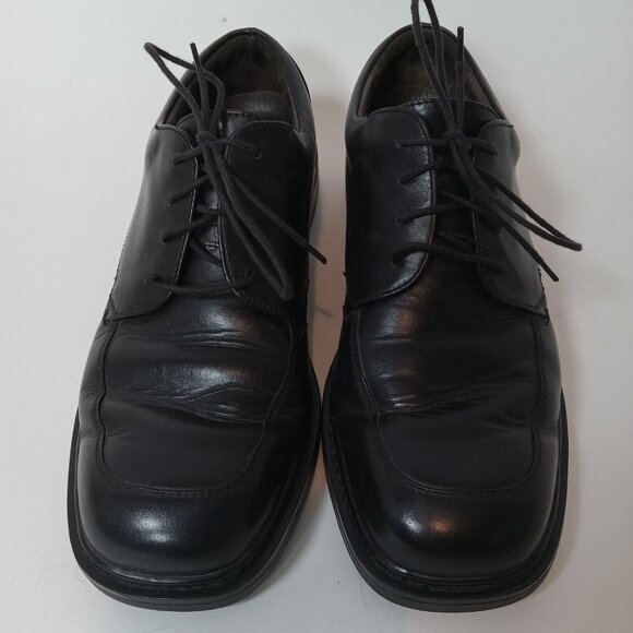 Dockers ACS Air Cushioned System Mens US 10.5 M Leather Shoes Loafers Black - Picture 2 of 14